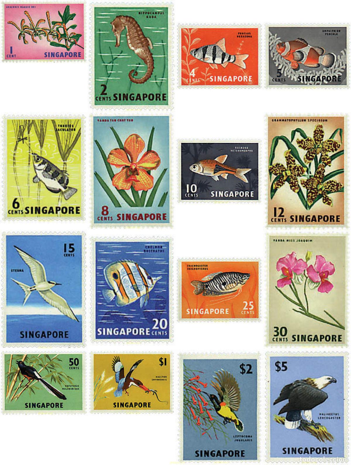 Sellos: 96097 MNH SINGAPUR 1962 MOTIVOS VARIOS