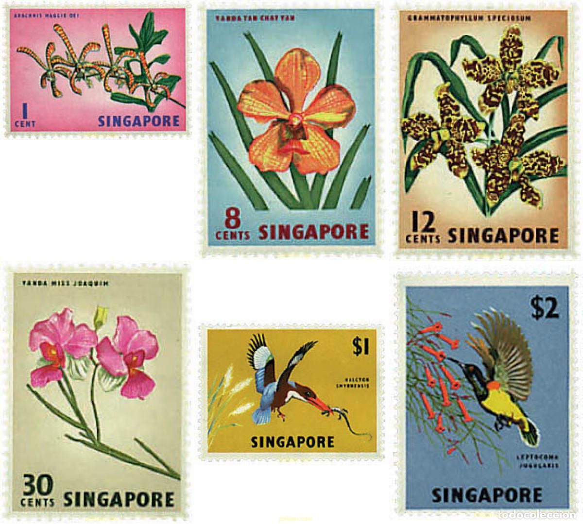 Sellos: 326863 HINGED SINGAPUR 1962 MOTIVOS VARIOS