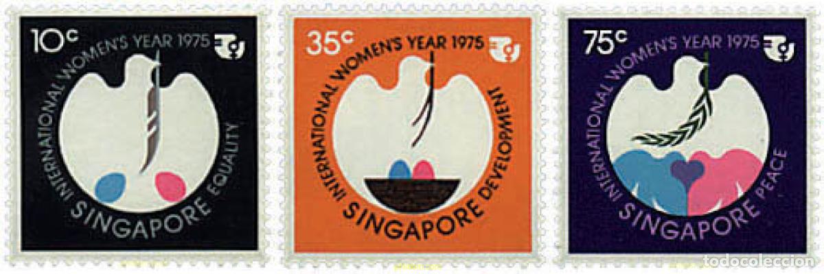 Sellos: 33707 MNH SINGAPUR 1975 A&Ntilde;O INTERNACIONAL DE LA MUJER