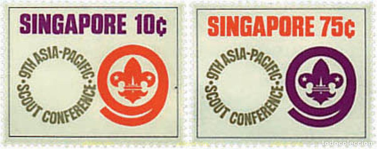 Sellos: 38440 MNH SINGAPUR 1974 9 CONFERENCIA DE ESCULTISMO EN ASIA
