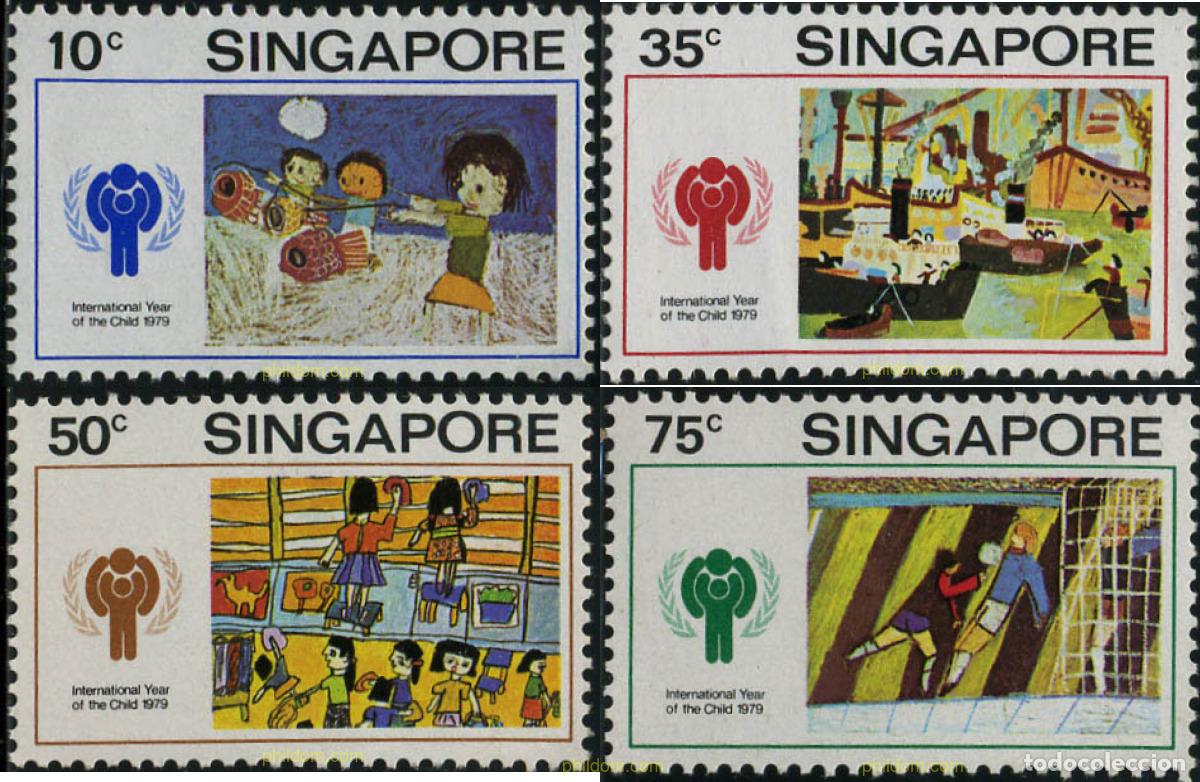 Sellos: 91970 MNH SINGAPUR 1979 JUEGOS INFANTILES