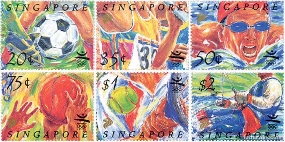 Sellos: 52322 MNH SINGAPUR 1992 25 JUEGOS OLIMPICOS VERANO BARCELONA 1992