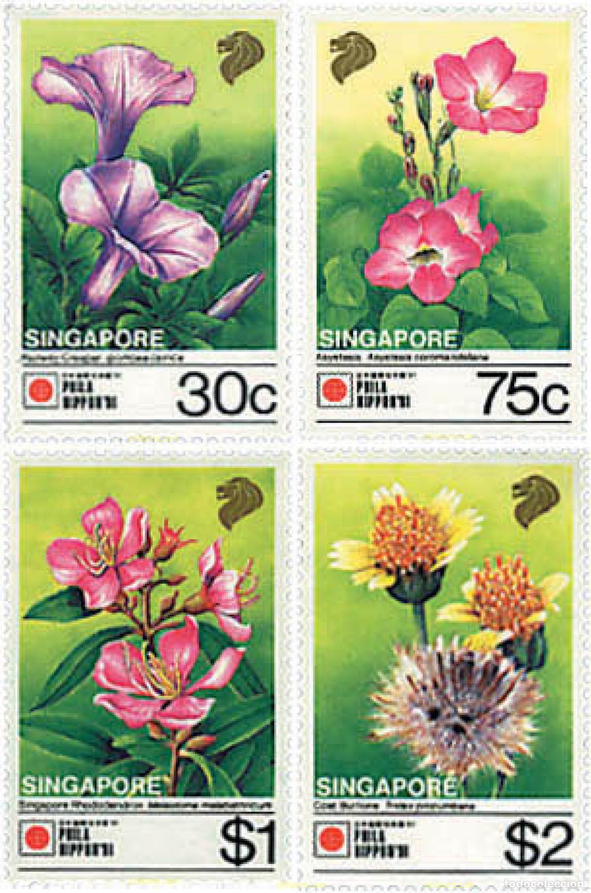 Sellos: 93543 MNH SINGAPUR 1991 PHILANIPPON 91. EXPOSICION FILATELICA INTERNACIONAL