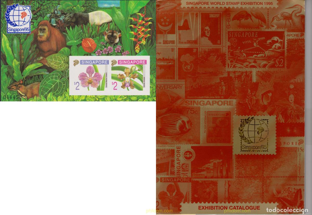 Sellos: 632844 MNH SINGAPUR 1995 SINGAPORE 95. EXPOSICION FILATELICA INTERNACIONAL