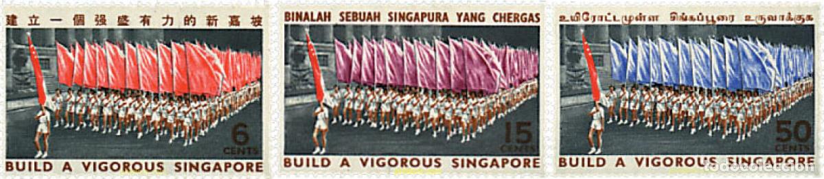 Francobolli: 27262 MNH SINGAPUR 1967 DESFILE DE ATLETAS