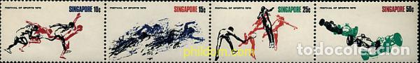 Sellos: 6591 MNH SINGAPUR 1970 FESTIVAL DEPORTIVO