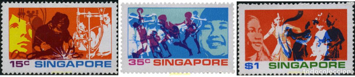 Sellos: 52318 MNH SINGAPUR 1972 JUVENTUD Y DEPORTE