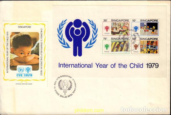 Sellos: 383681 MNH SINGAPUR 1979 A&Ntilde;O INTERNACIONAL DEL NI&Ntilde;O