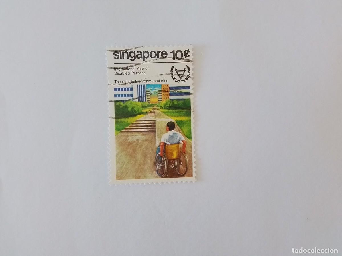Sellos: A&Ntilde;O 1981 SINGAPUR SELLO USADO