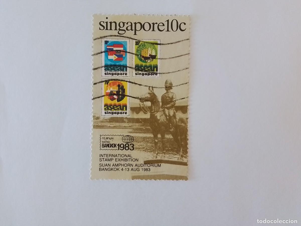 Sellos: A&Ntilde;O 1983 SINGAPUR SELLO USADO