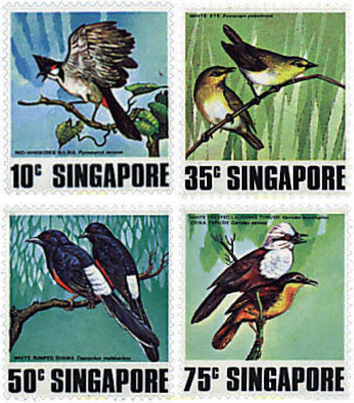 Sellos: 33708 MNH SINGAPUR 1978 AVES - Foto 1