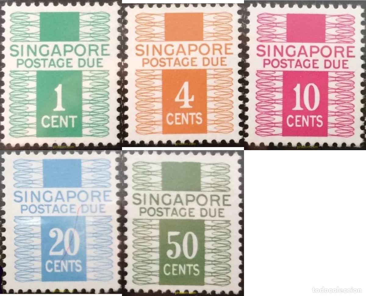 Selos: 362605 MNH SINGAPUR 1977 TASAS