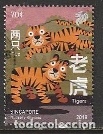Sellos: SINGAPUR, SELLO USADO