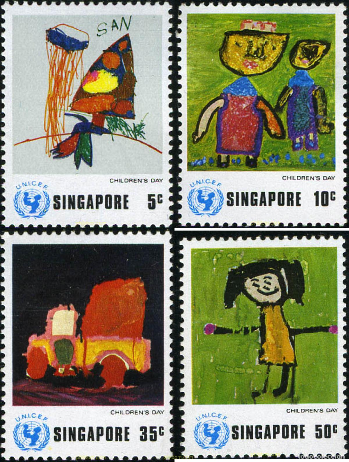 Briefmarken: 63247 MNH SINGAPUR 1974 UNICEF. DIA DE LA INFANCIA