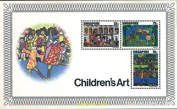 Francobolli: 43529 MNH SINGAPUR 1977 DIBUJOS INFANTILES