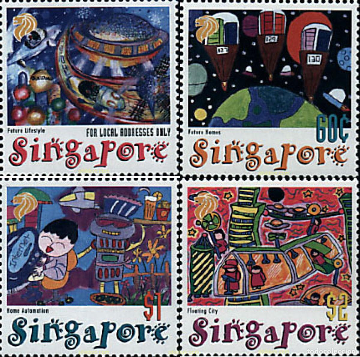 Sellos: 69311 MNH SINGAPUR 2000 DIBUJOS INFANTILES