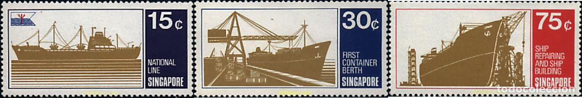 Sellos: 58905 MNH SINGAPUR 1970 INDUSTRIA NAVAL