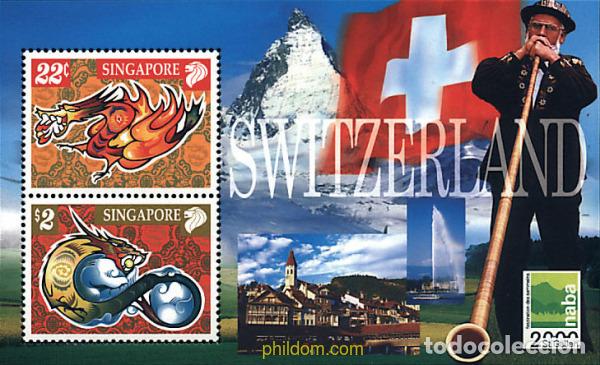Francobolli: 70969 MNH SINGAPUR 2000 NABA 2000. EXPOSICION FILATELICA INTERNACIONAL
