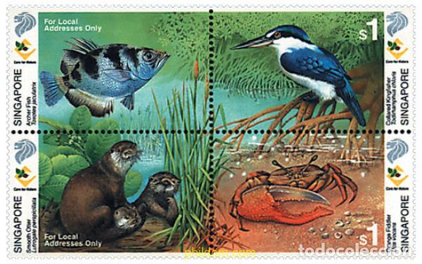 Francobolli: 5028 MNH SINGAPUR 2000 PROTECCION DE LA NATURALEZA