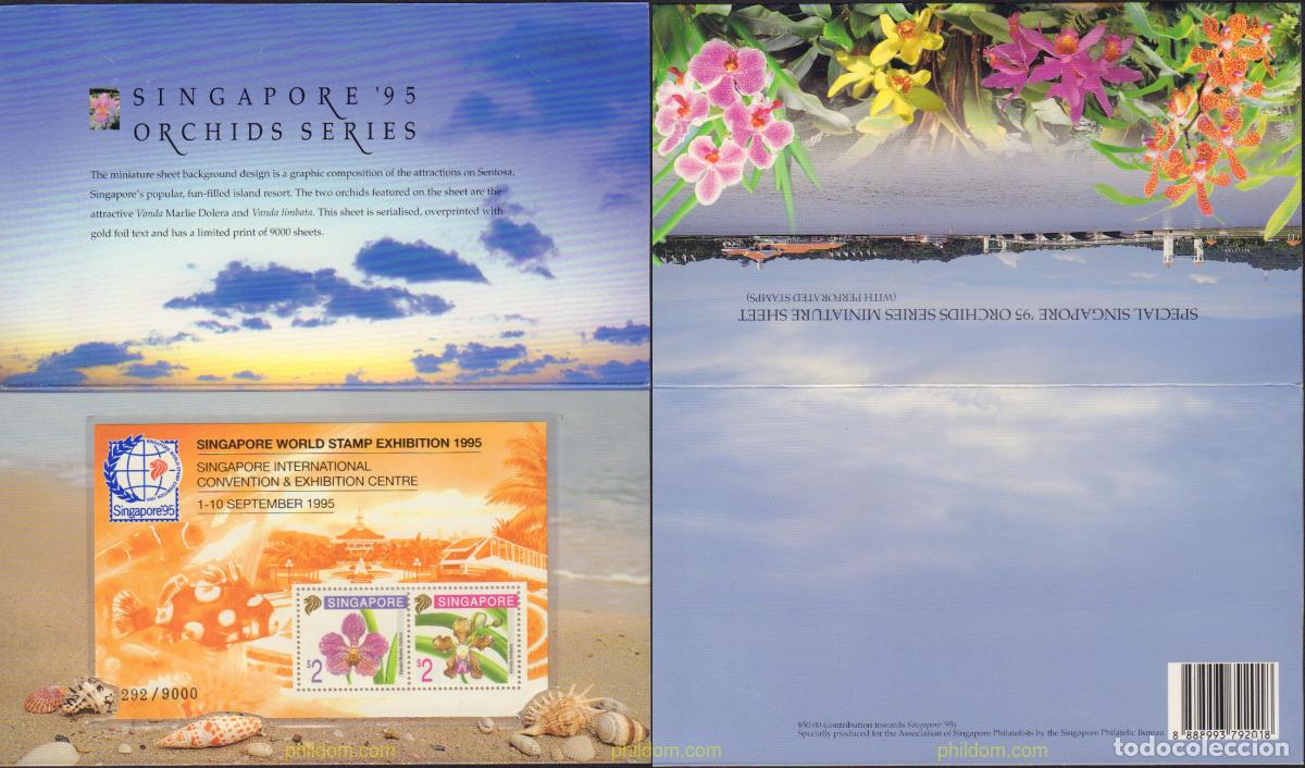 Sellos: 368805 MNH SINGAPUR 1995 SINGAPORE 95. EXPOSICION FILATELICA INTERNACIONAL