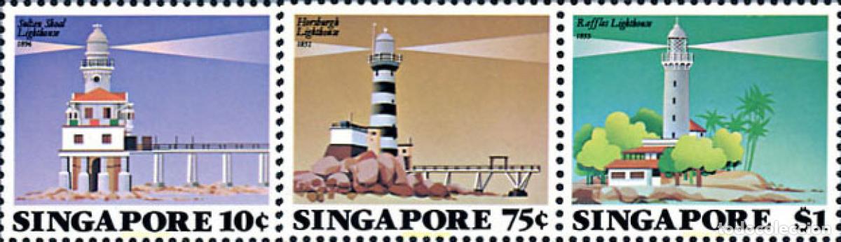 Sellos: 105494 MNH SINGAPUR 1982 FAROS