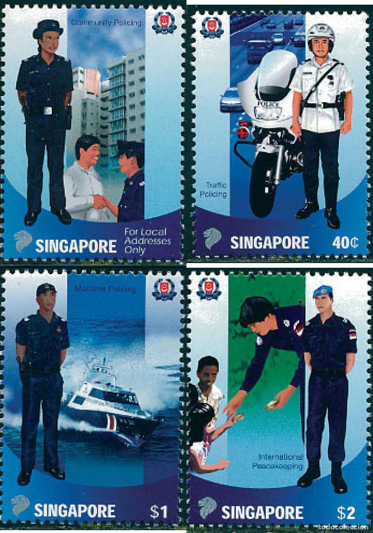 Sellos: 122669 MNH SINGAPUR 2003 POLICIA