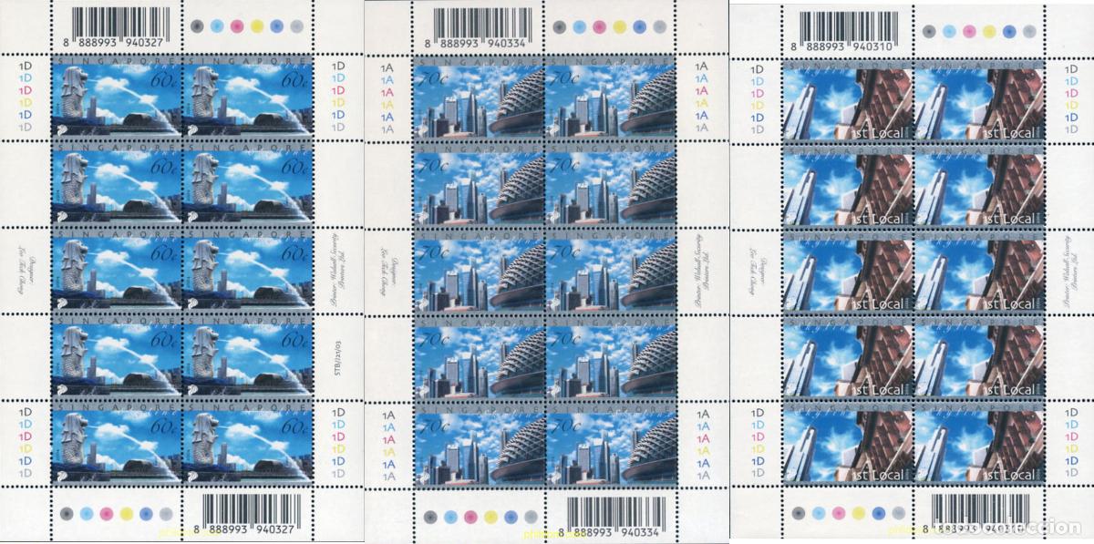 Sellos: 145364 MNH SINGAPUR 2004 SKYLINE DE SINGAPUR