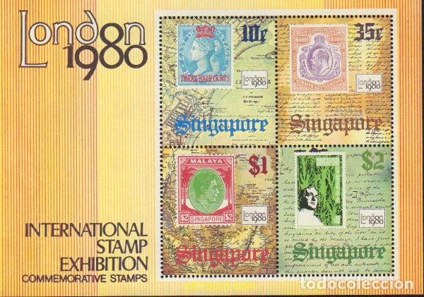 Sellos: 148918 MNH SINGAPUR 1980 LONDON 80. EXPOSICION FILATELICA INTERNACIONAL