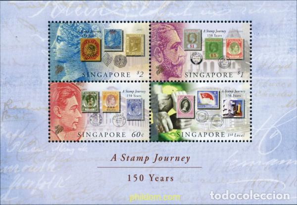 Sellos: 155124 MNH SINGAPUR 2004 150 ANIVERSARIO DEL SELLO