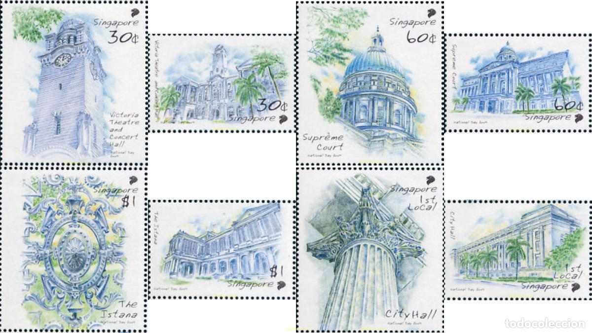Sellos: 155119 MNH SINGAPUR 2004 MONUMENTOS