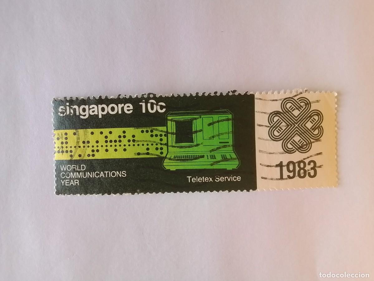 Sellos: A&Ntilde;O 1983 SINGAPUR SELLO USADO