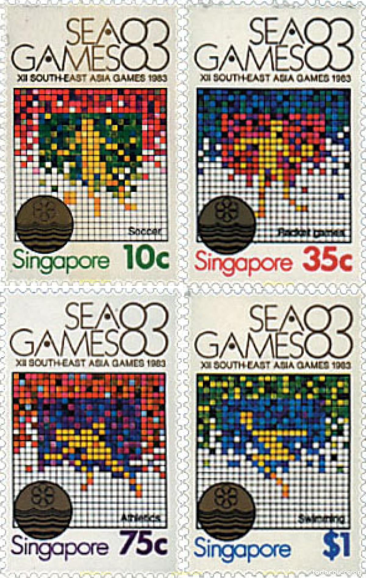Sellos: 48086 MNH SINGAPUR 1983 12 JUEGOS DEL SUD-ESTE ASIATICO