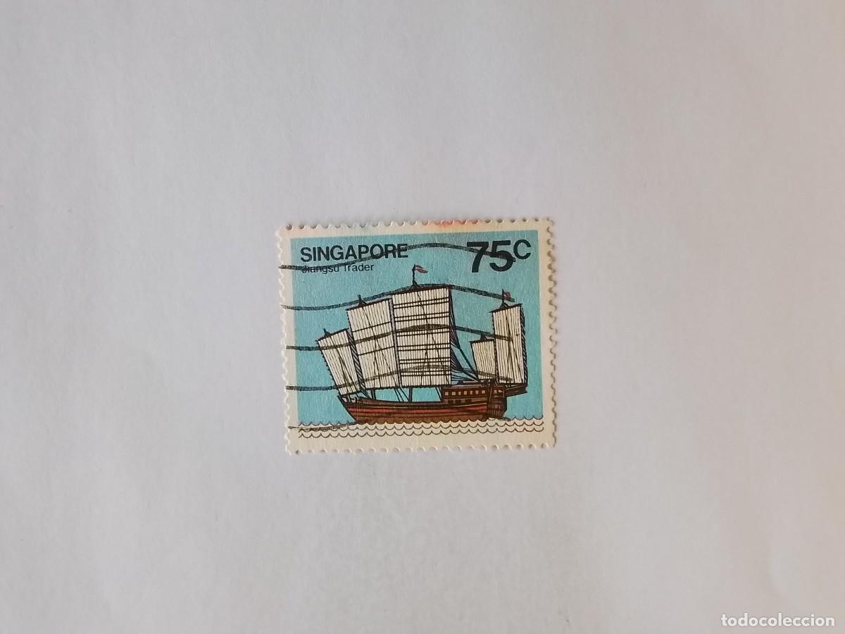 Sellos: A&Ntilde;O 1980 SINGAPUR SELLO USADO