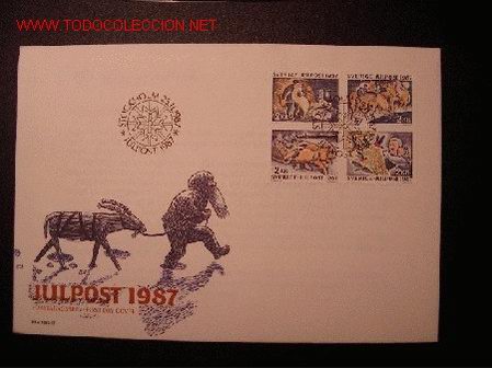Sellos: NAVIDAD SUECIA SPD 1987 - Foto 1