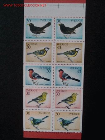 Sellos: AVES DE SUECIA - Foto 1