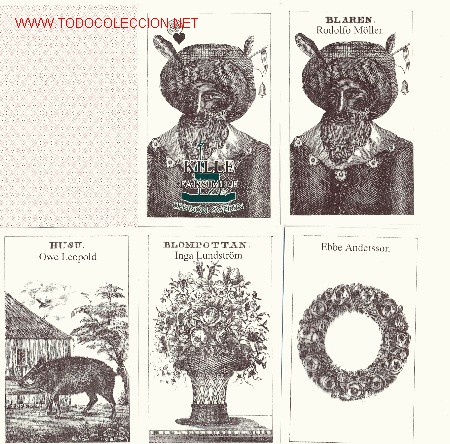 Timbres: KILLE FAKSIMILE - F&aacute;brica Offason (Suecia)- 1995 - 42 cartas + 1 carta extra Kille Faksimile