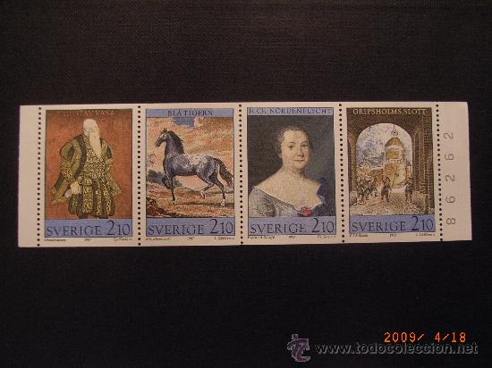 Selos: N&ordm; YVERT 1428/1*** A&Ntilde;O 1987.450 ANIVERSARIO CASTILLO DE GRIPSHOLM.TESOROS DE ARTE DEL CASTILLO