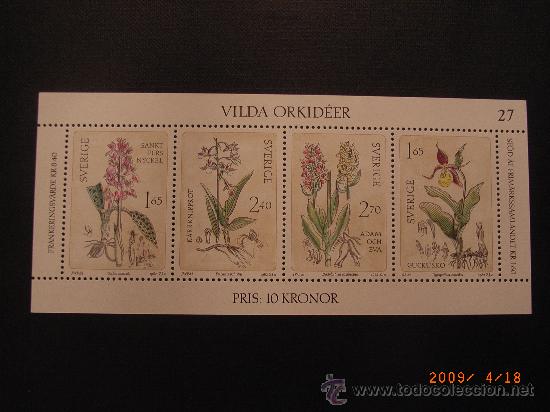 Selos: N&ordm; YVERT HB 10*** A&Ntilde;O 2001. FLORA. ORQUIDEAS