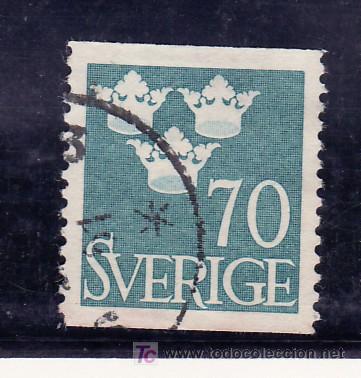 Sellos: suecia 336B usada, - Foto 1