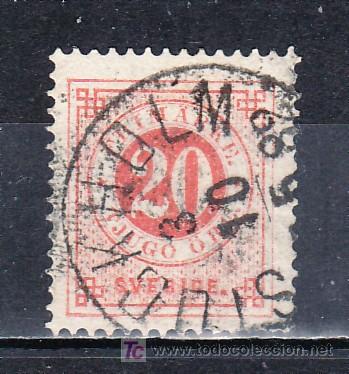 Sellos: suecia 21A usada, - Foto 1