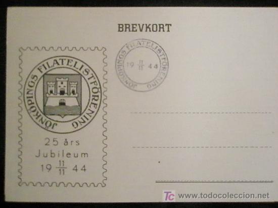 Sellos: SUECIA 1944.POSTAL CASTILLOS. - Foto 1
