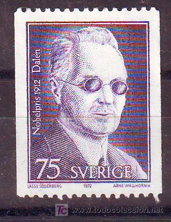 Stamps: SUECIA.1972.PREMIO NOBEL.PERSONALIDADES.