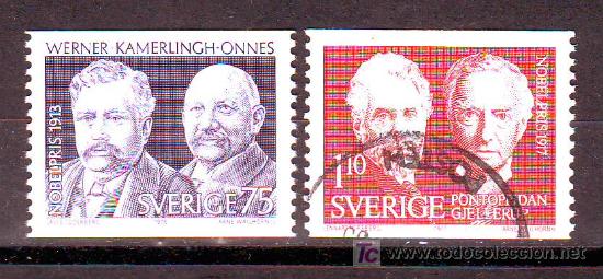 Stamps: SUECIA.1973.PREMIOS NOBEL.PERSONALIDADES.