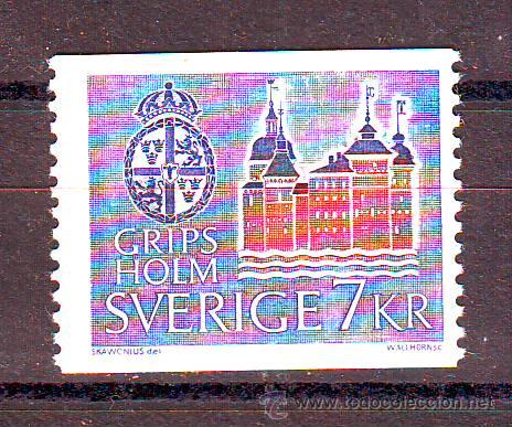 Selos: SUECIA***.1967.CASTILLOS.YVERT NR.560.VALOR CATALOGO:3,25 EUROS.