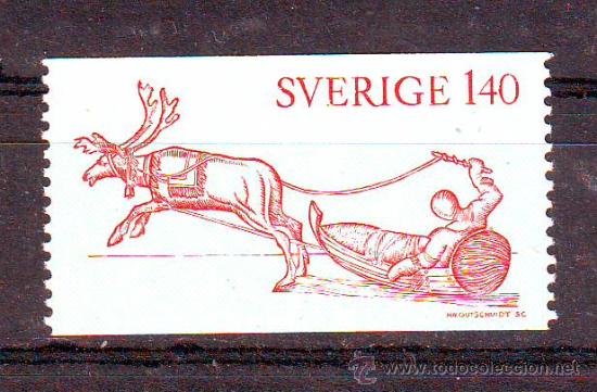 Selos: SUECIA***.1972.RENOS.YVERT NR.739.VALOR CATALOGO:0,75 EUROS.
