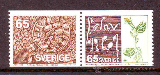 Briefmarken: SUECIA***.1976.AGRICULTURA.YVERT NR.921/922. 2 VALORES NUEVOS SIN FIJASELLOS.