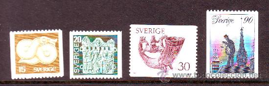 Briefmarken: SUECIA***.1976.ARTE SUECO.YVERT NR.934/937.4 VALORES NUEVOS SIN FIJASELLOS.