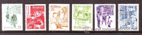 Briefmarken: SUECIA***.1977.NAVIDAD.YVERT NR.985/990. 6 VALORES NUEVOS SIN FIJASELLOS.