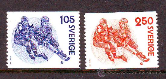 Briefmarken: SUECIA***.1979.DEPORTES..YVERT NR.1035/1036.2 VALORES NUEVOS SIN FIJASELLOS.