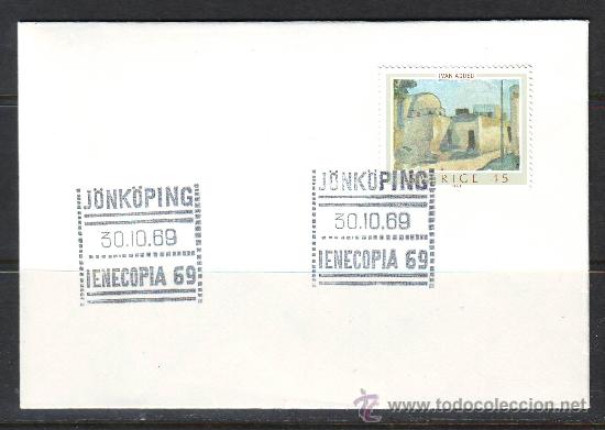 Timbres: SUECIA.1969 EXPO IENECOPIA.ARTE.PINTURA.CUADROS.